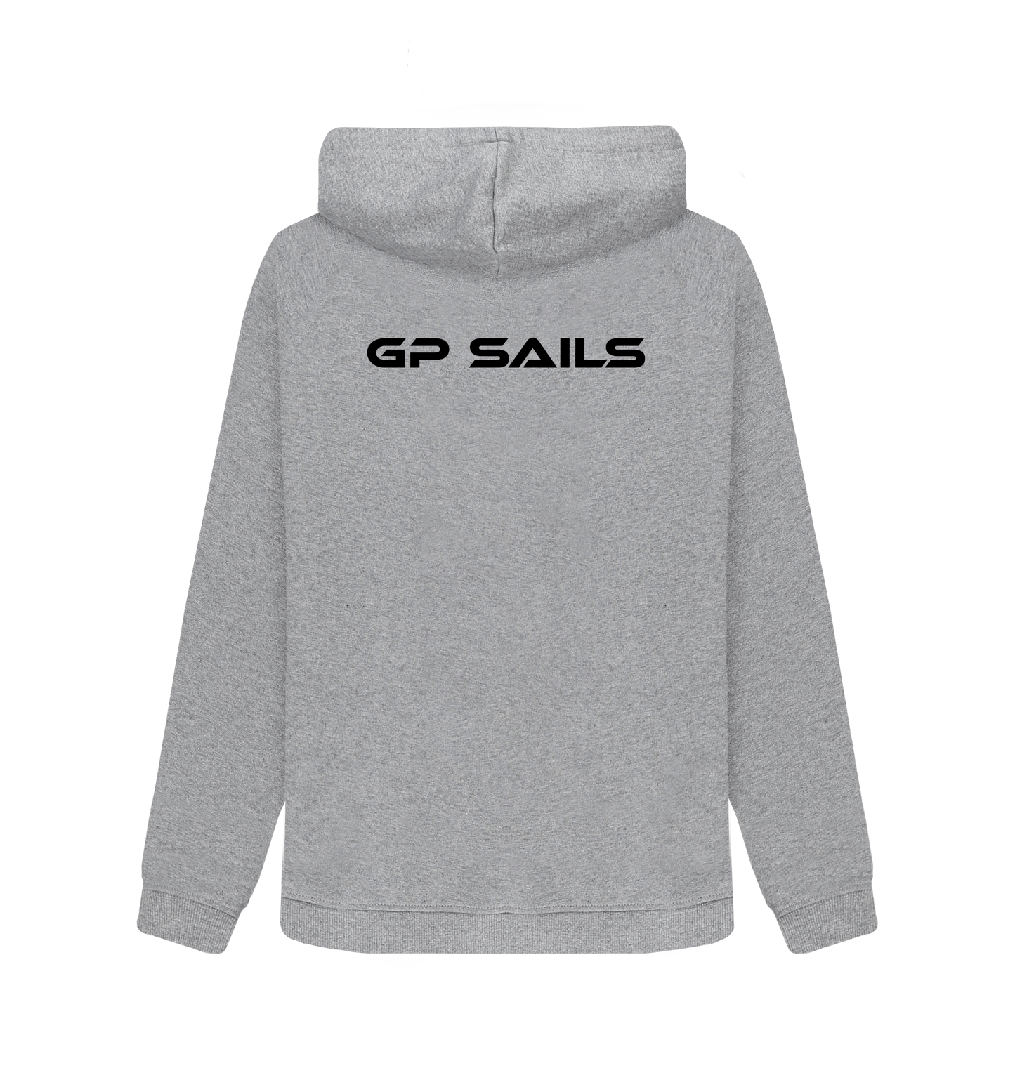 Athletic Grey Printed Sweater Back