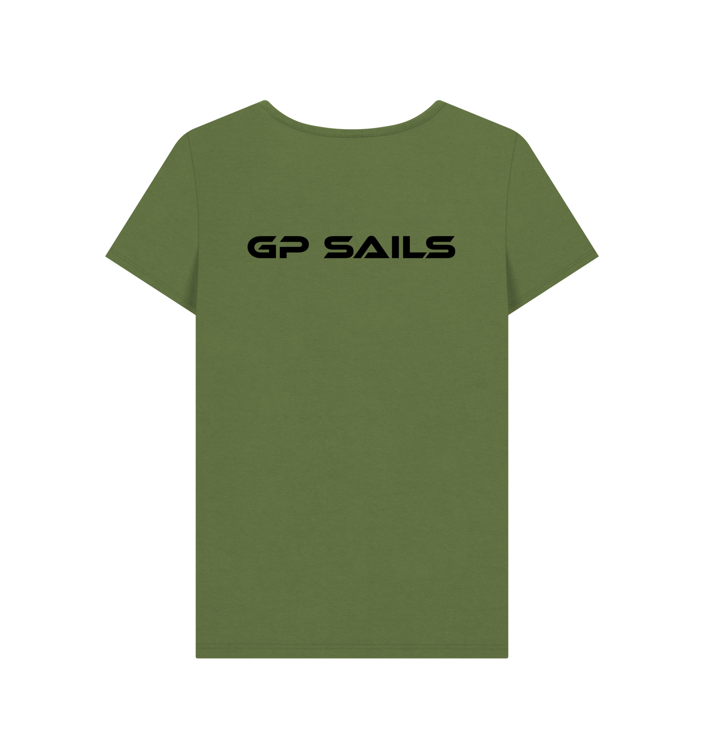 Khaki Printed T-shirt Back
