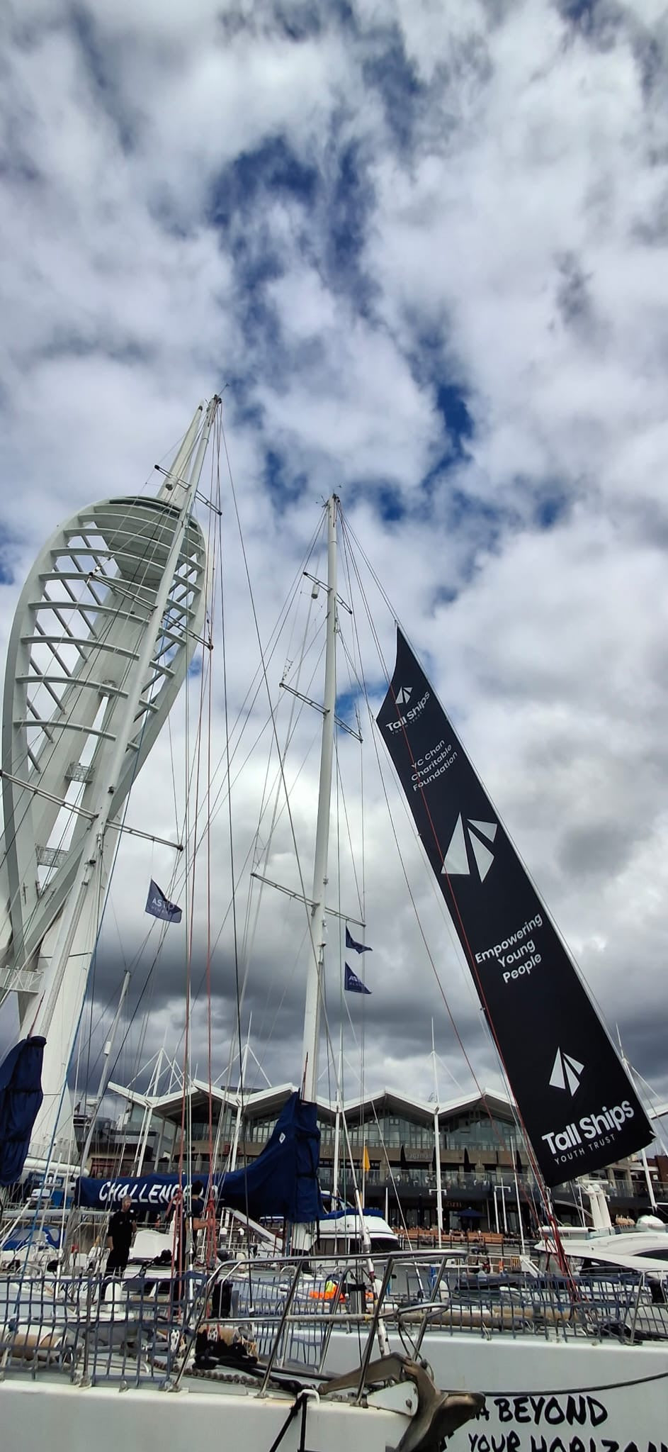 Bespoke Dacron Banners for Tall Ships Youth Trust