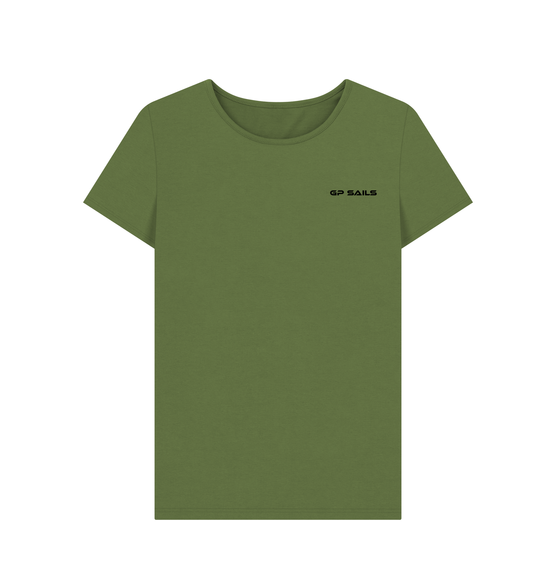 Khaki Printed T-shirt Front