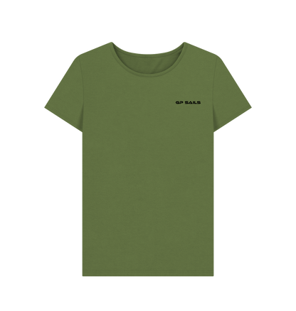 Khaki Printed T-shirt Front