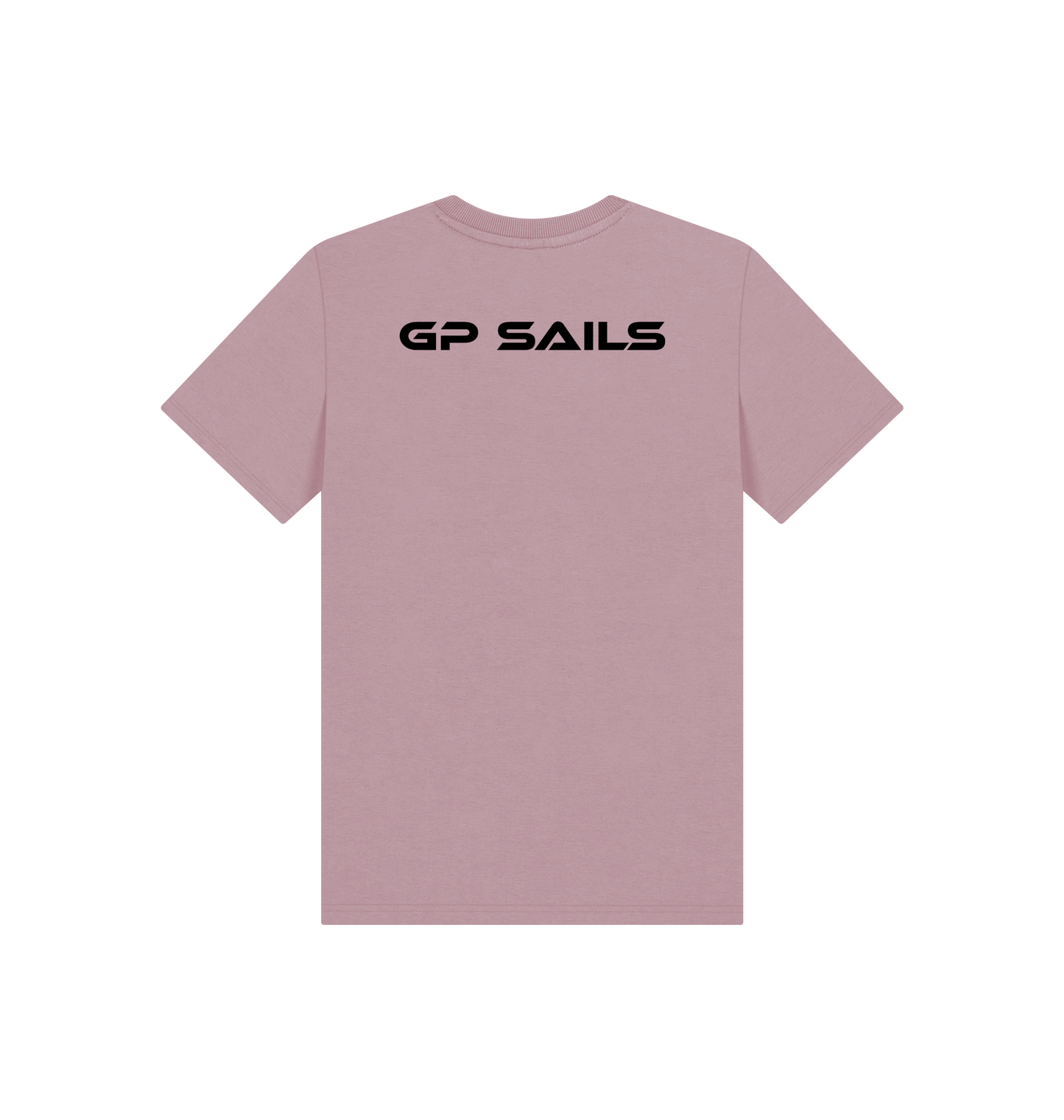 Mauve Printed Kids T-Shirt Back
