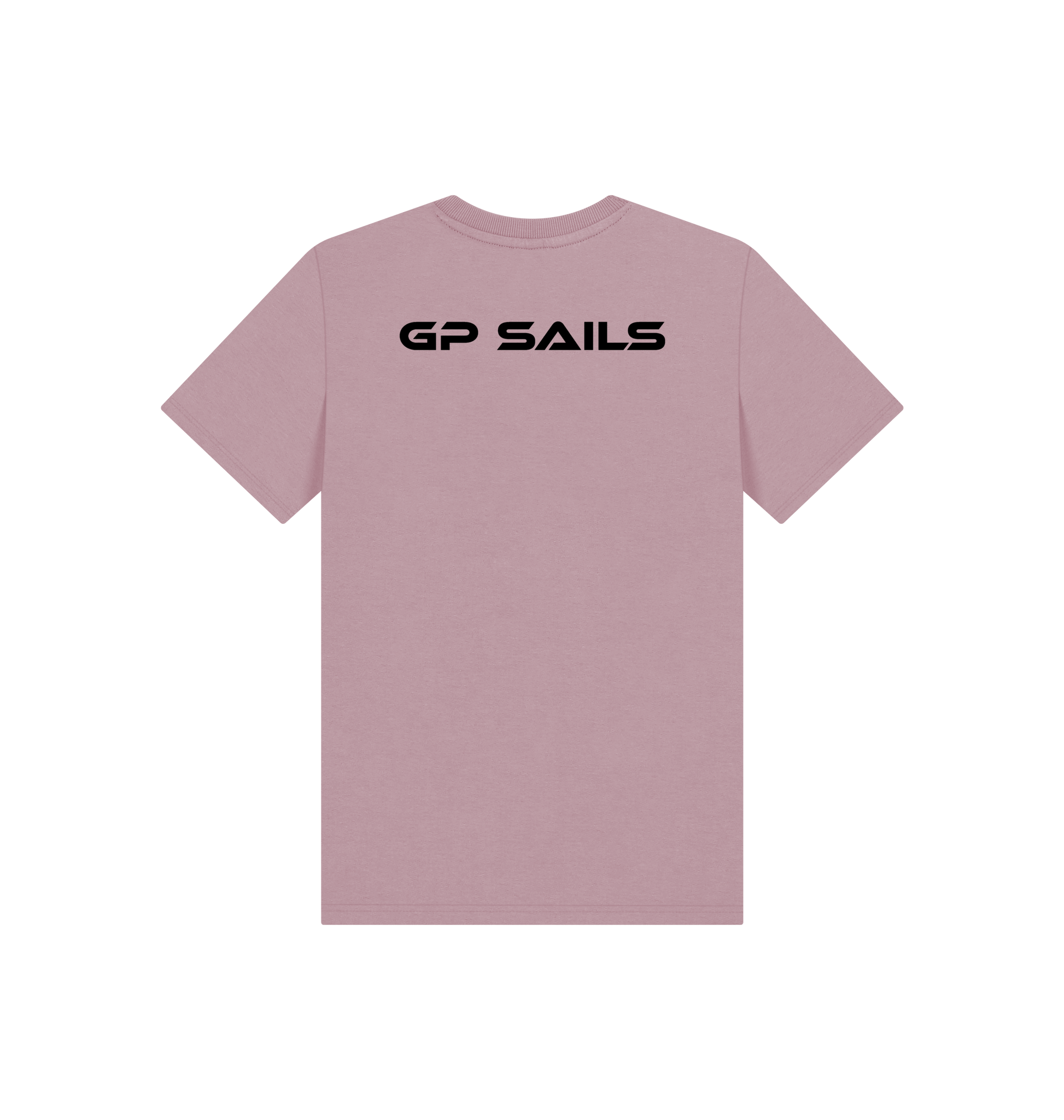 Mauve Printed Kids T-Shirt Back