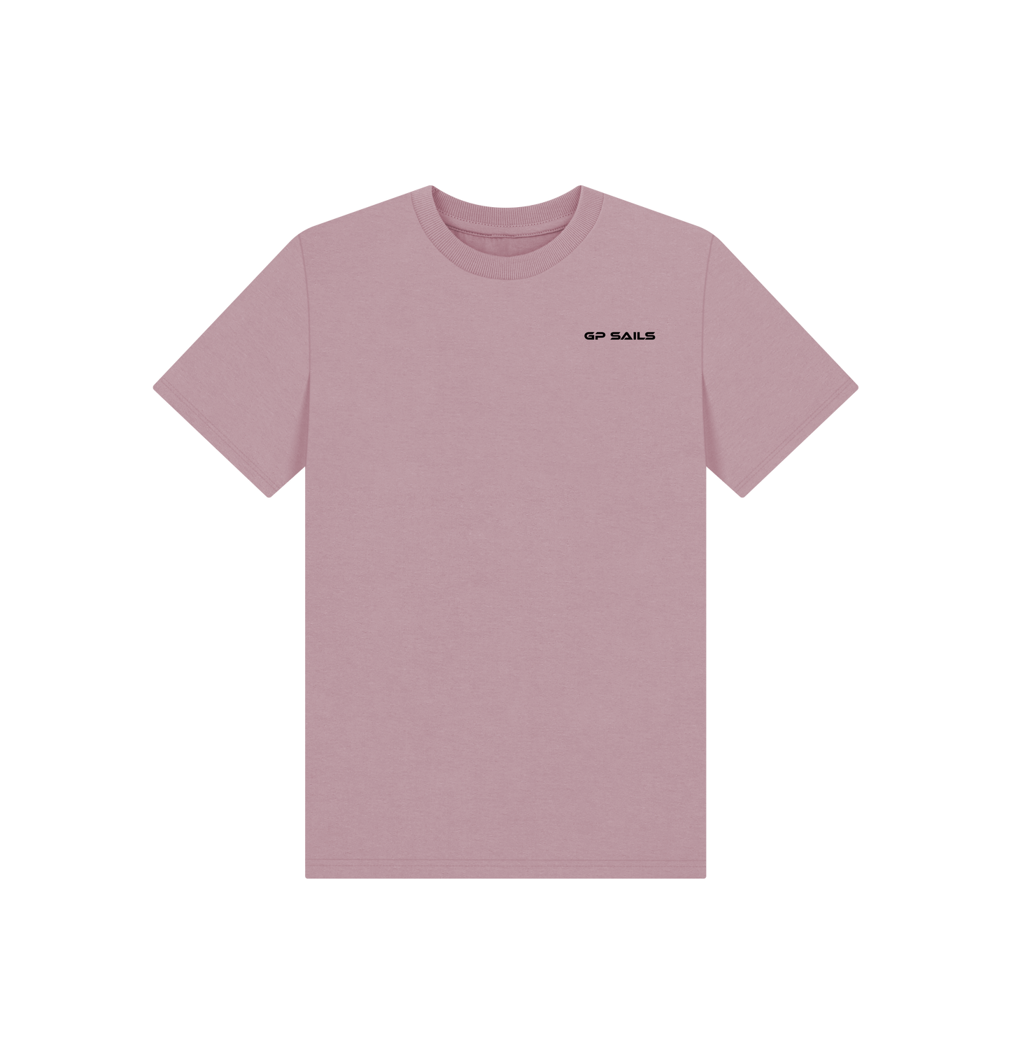 Mauve Printed Kids T-Shirt Front