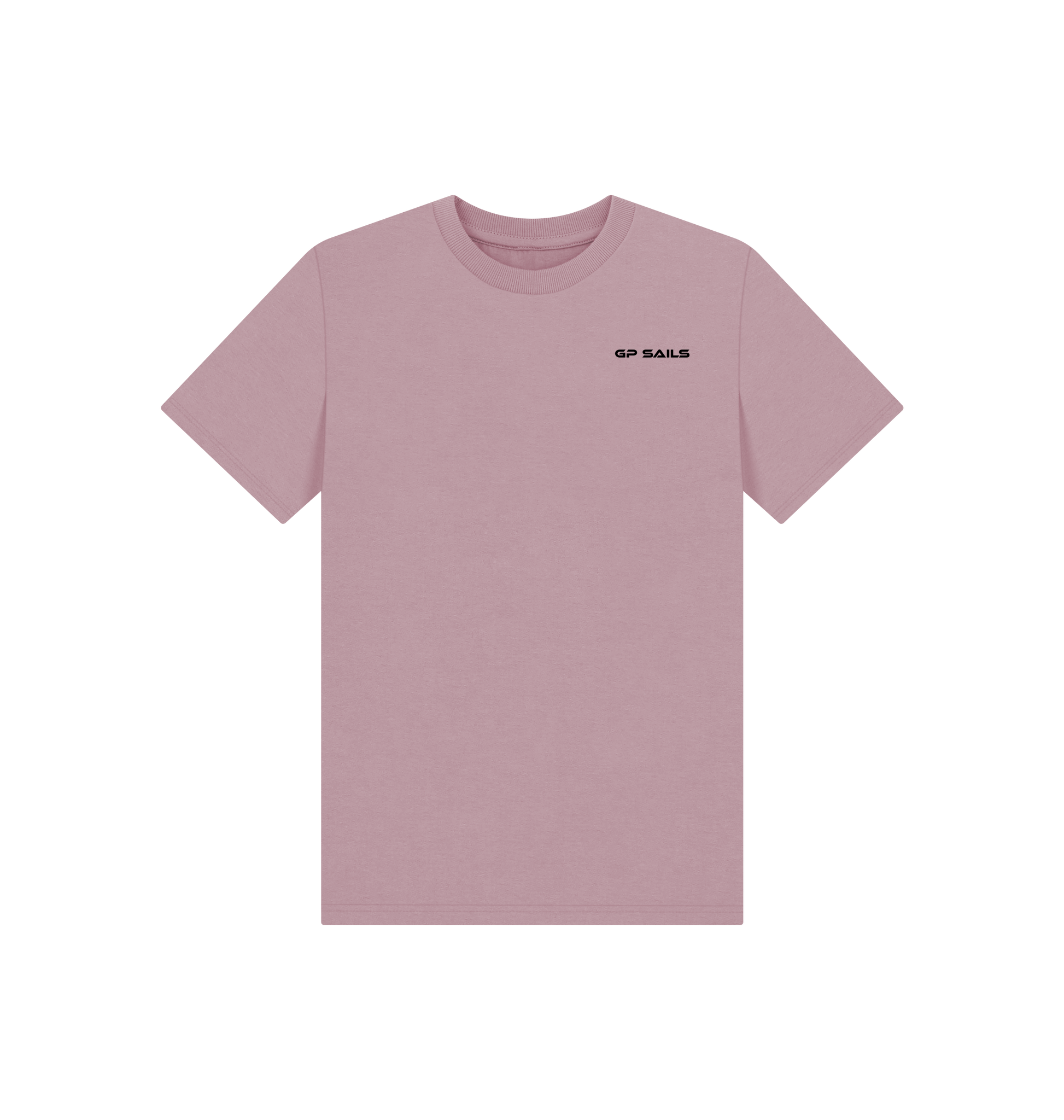 Mauve Printed Kids T-Shirt Front
