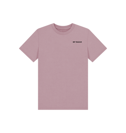 Mauve Printed Kids T-Shirt Front