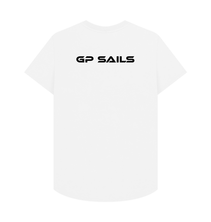 White Printed T-shirt Back