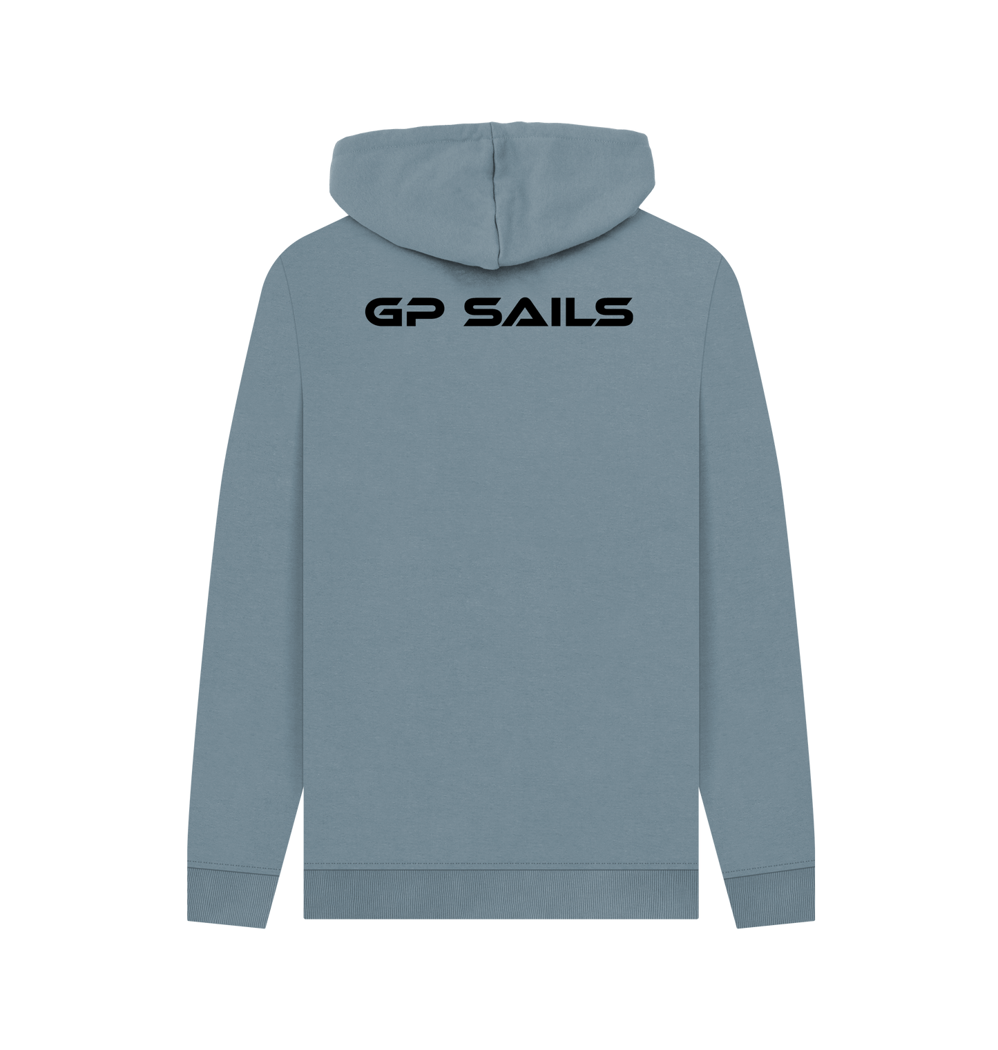 Stone Blue Printed Hoody Back