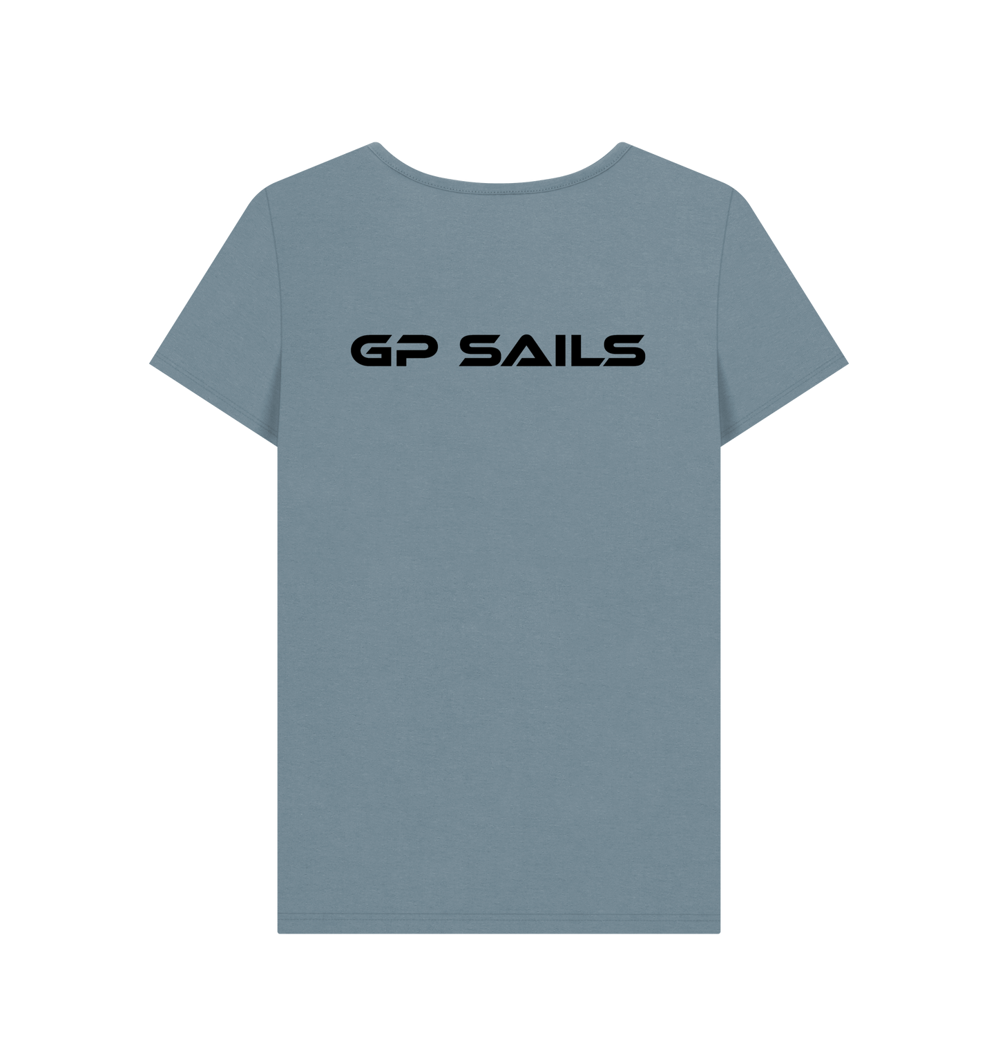 Stone Blue Printed T-shirt Back