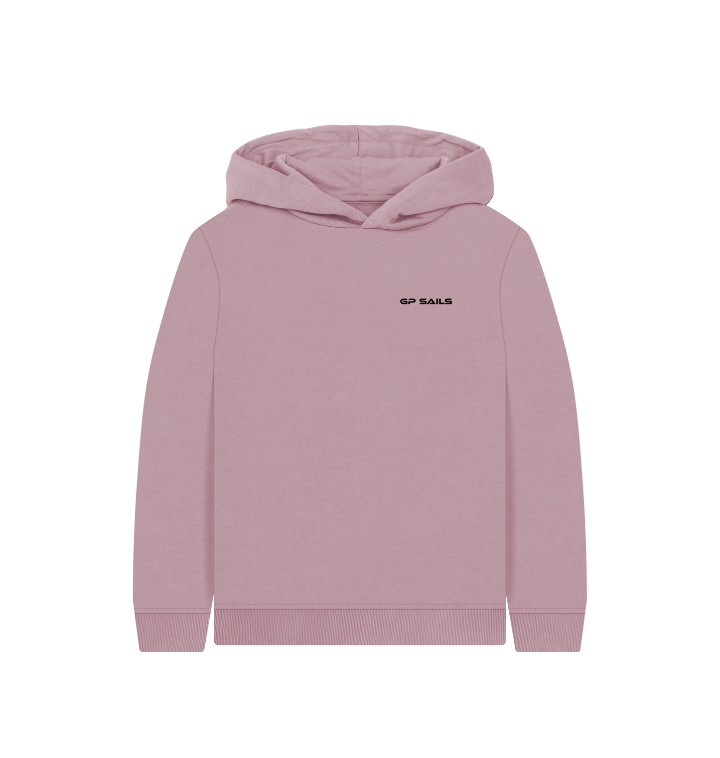 Mauve Printed Kids Hoodie Front