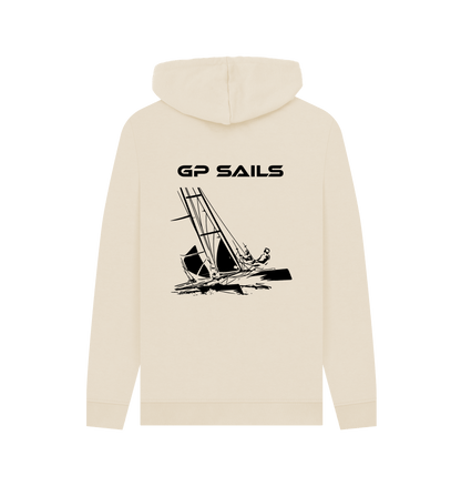 Oat Printed Hoody Back