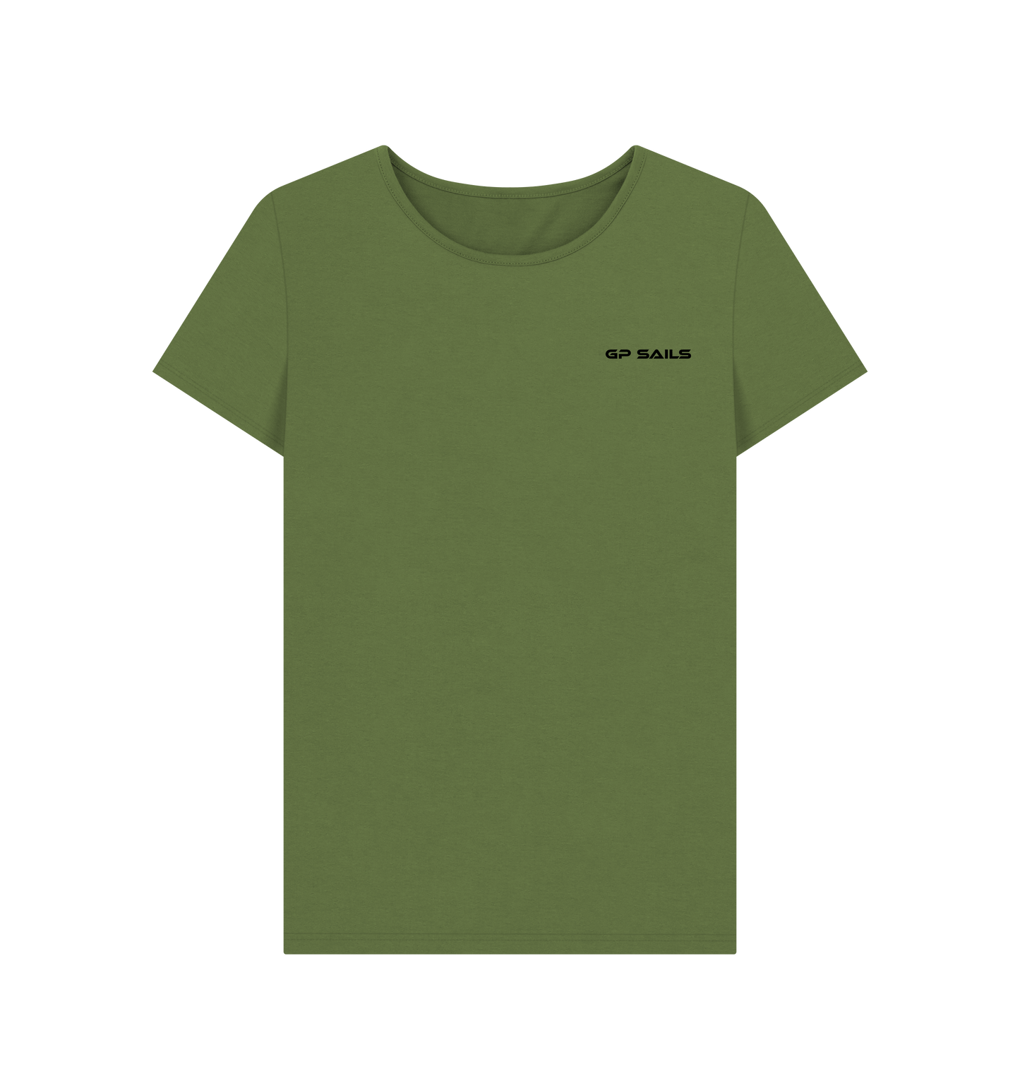 Khaki Printed T-shirt Front
