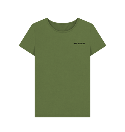 Khaki Printed T-shirt Front