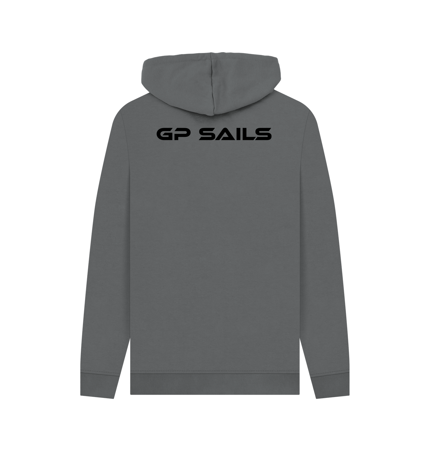 Slate Grey Printed Hoody Back