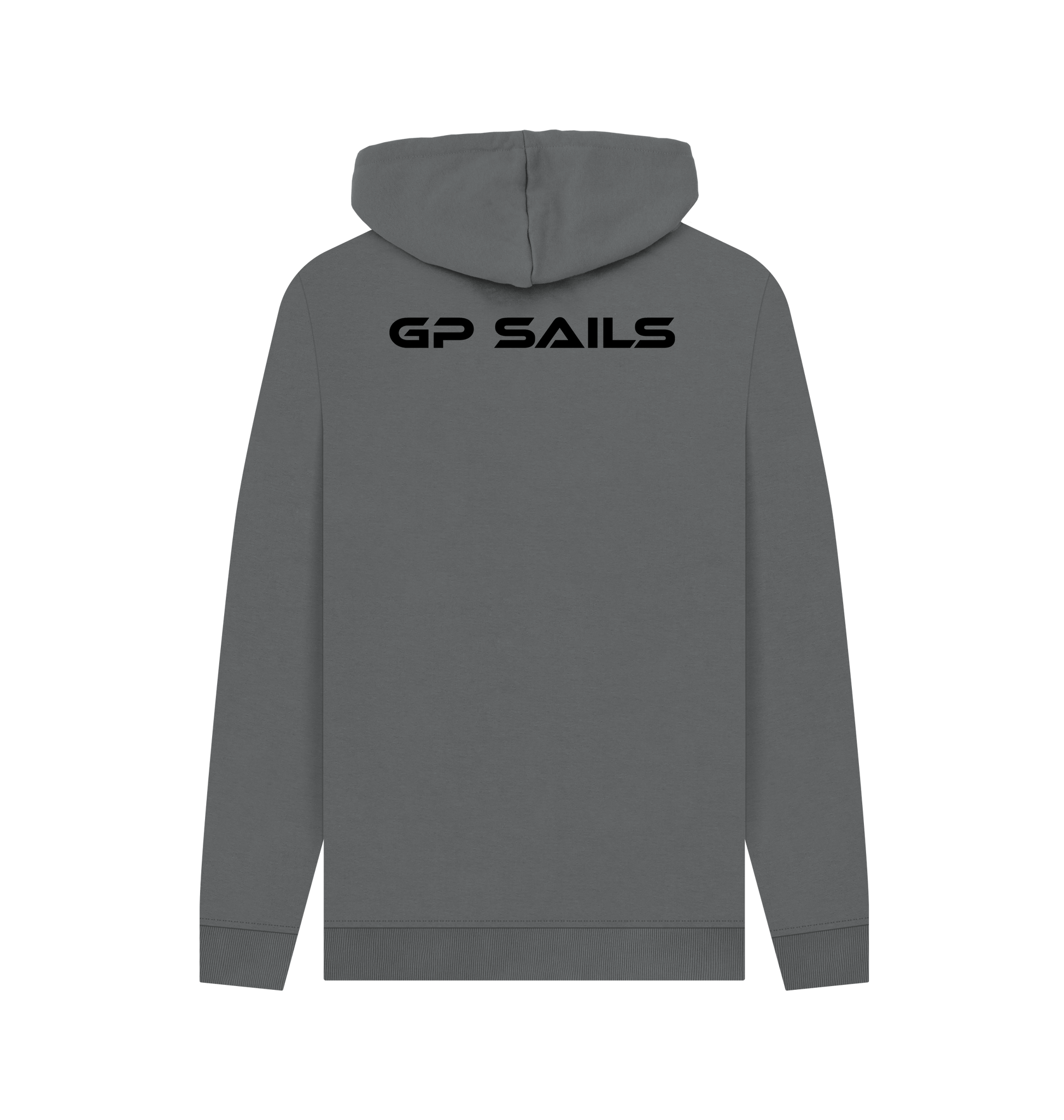 Slate Grey Printed Hoody Back