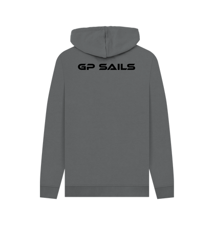 Slate Grey Printed Hoody Back