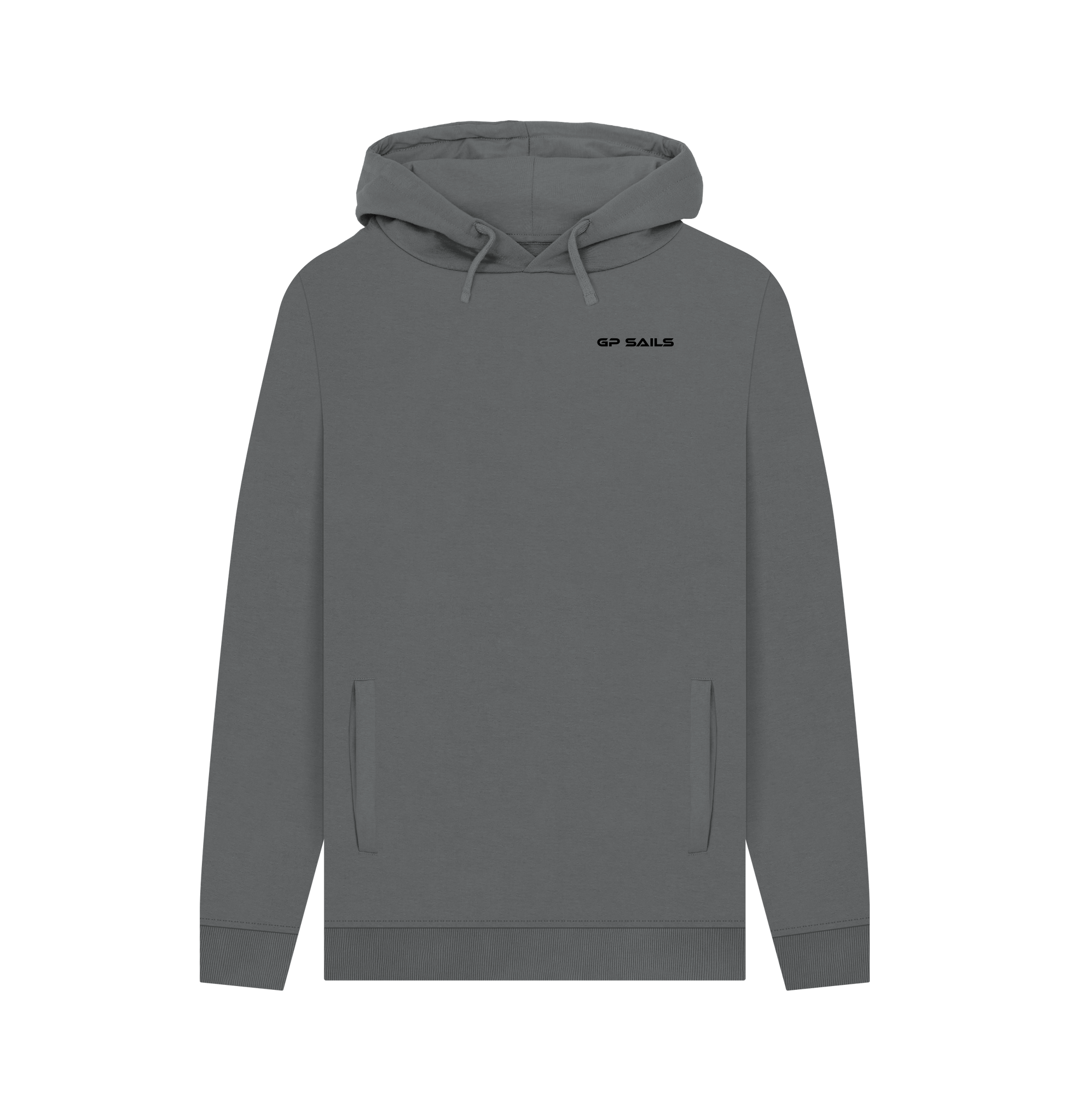 Slate Grey Printed Hoody Front
