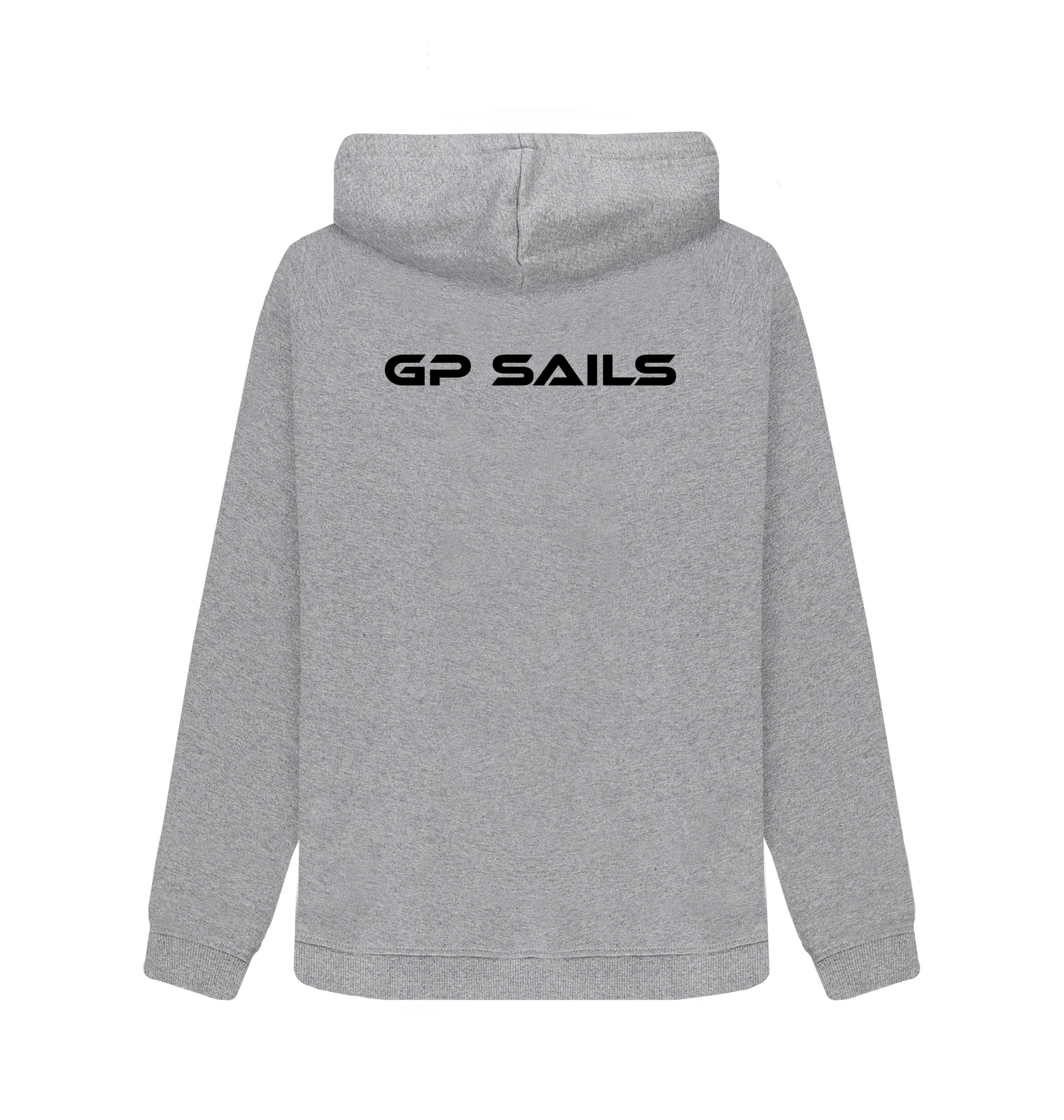 Athletic Grey Printed Sweater Back