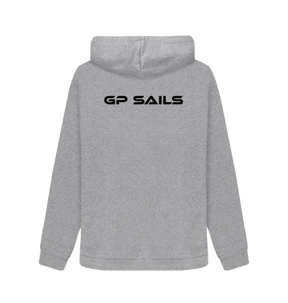 Athletic Grey Printed Sweater Back