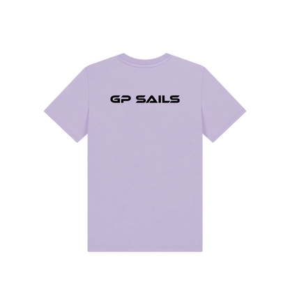 Soft Lilac Printed Kids T-Shirt Back