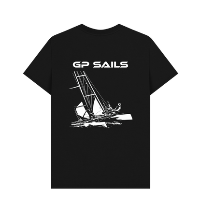 Black Printed T-shirt Back