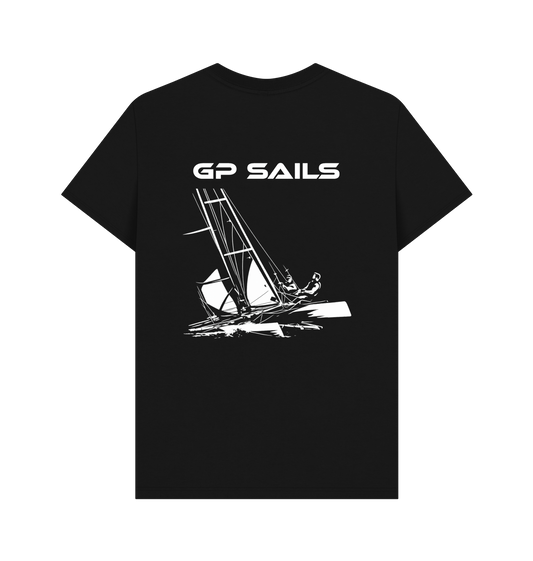 Black Printed T-shirt Back