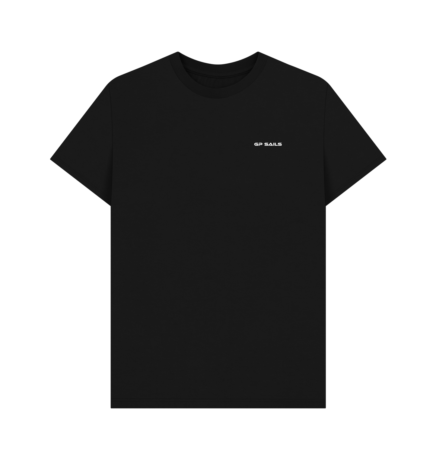 Black Printed T-shirt Front