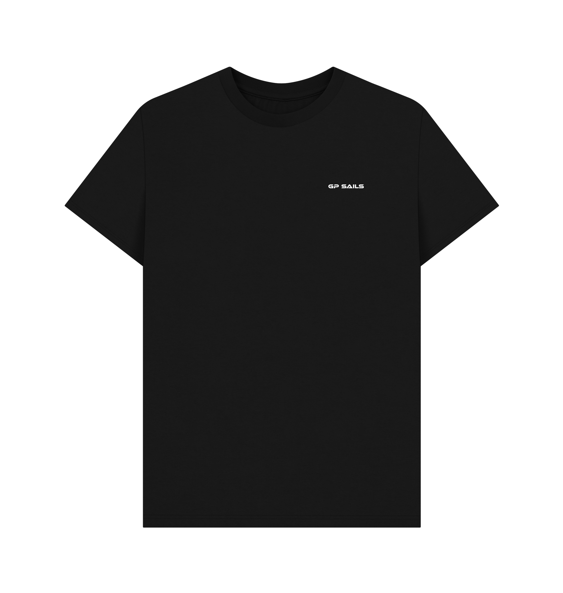 Black Printed T-shirt Front