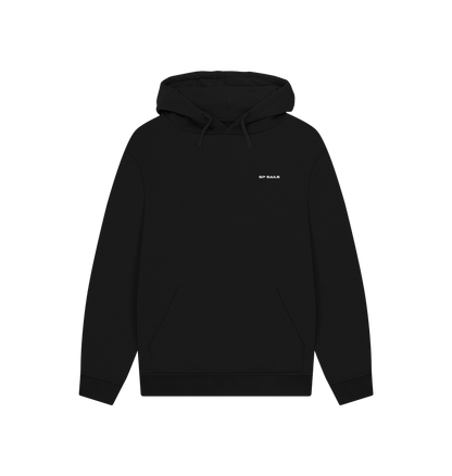 Black Printed Hoody Front