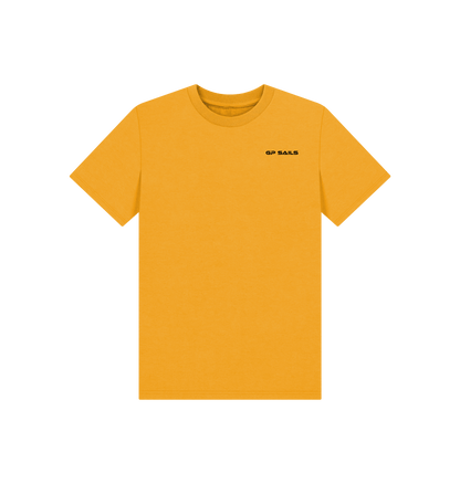 Mustard Printed Kids T-Shirt Front