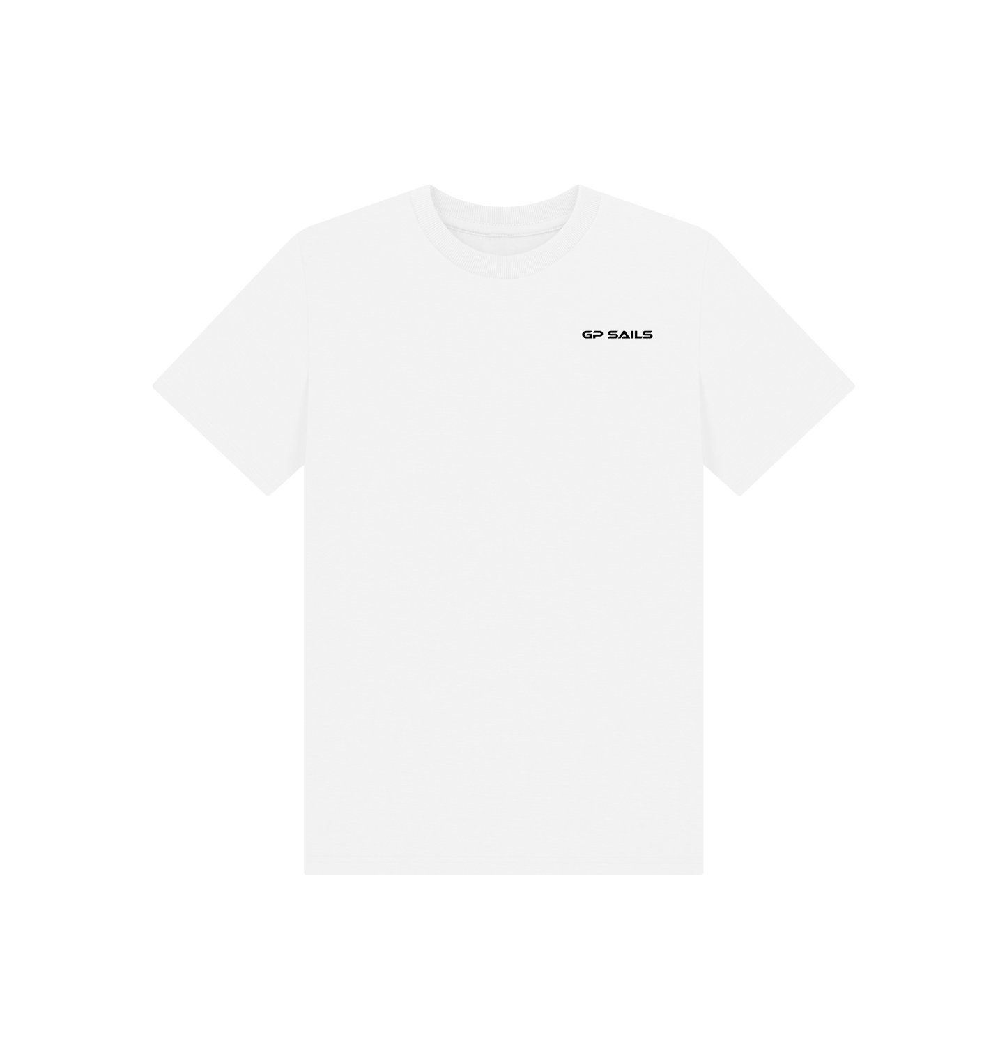 White Printed Kids T-Shirt Front