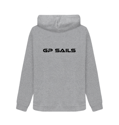 Athletic Grey Printed Sweater Back