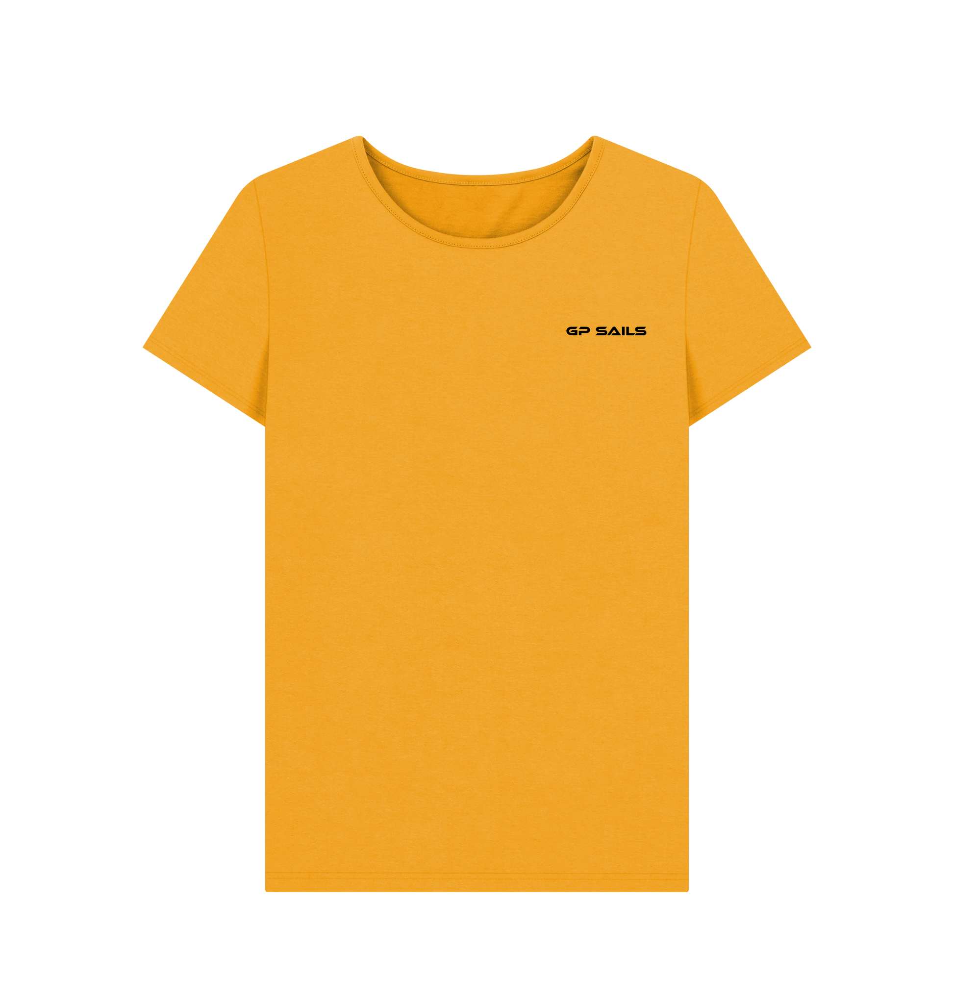 Mustard Printed T-shirt Front