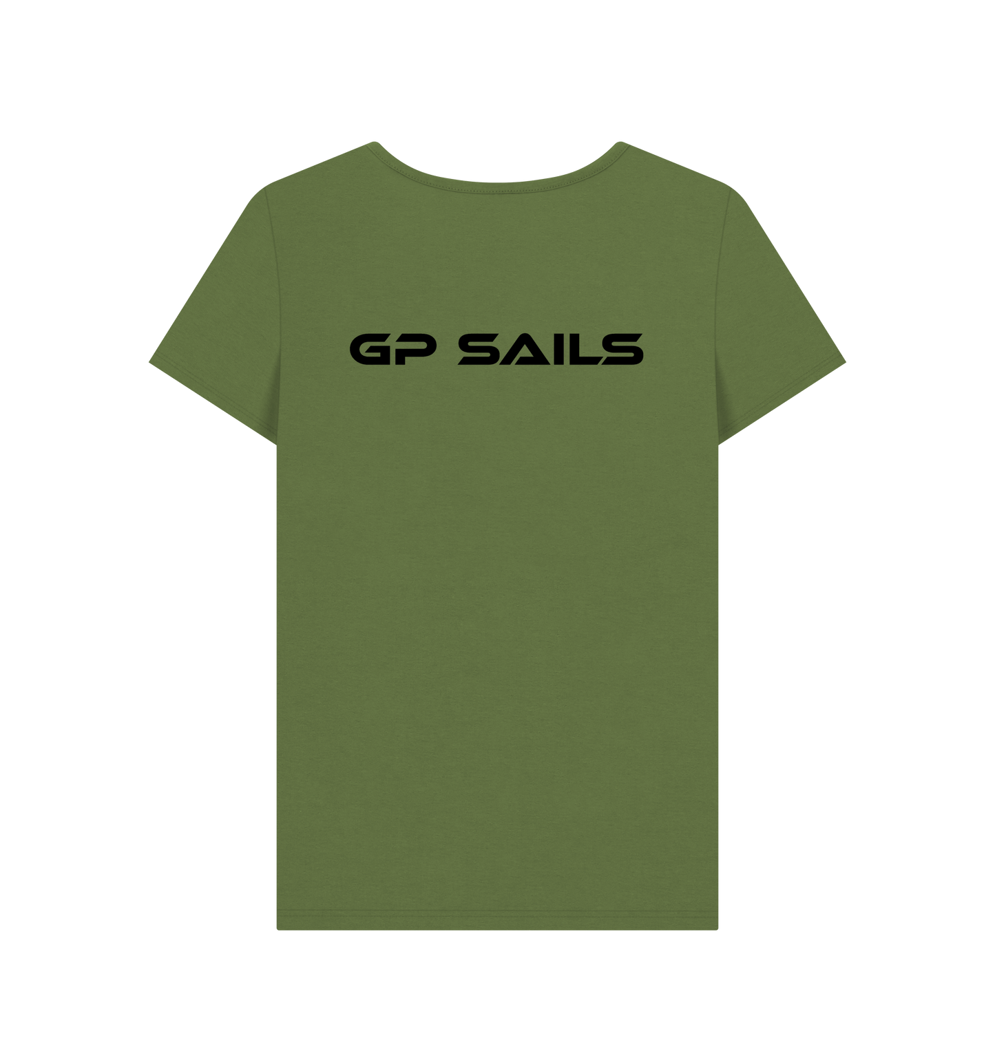 Khaki Printed T-shirt Back