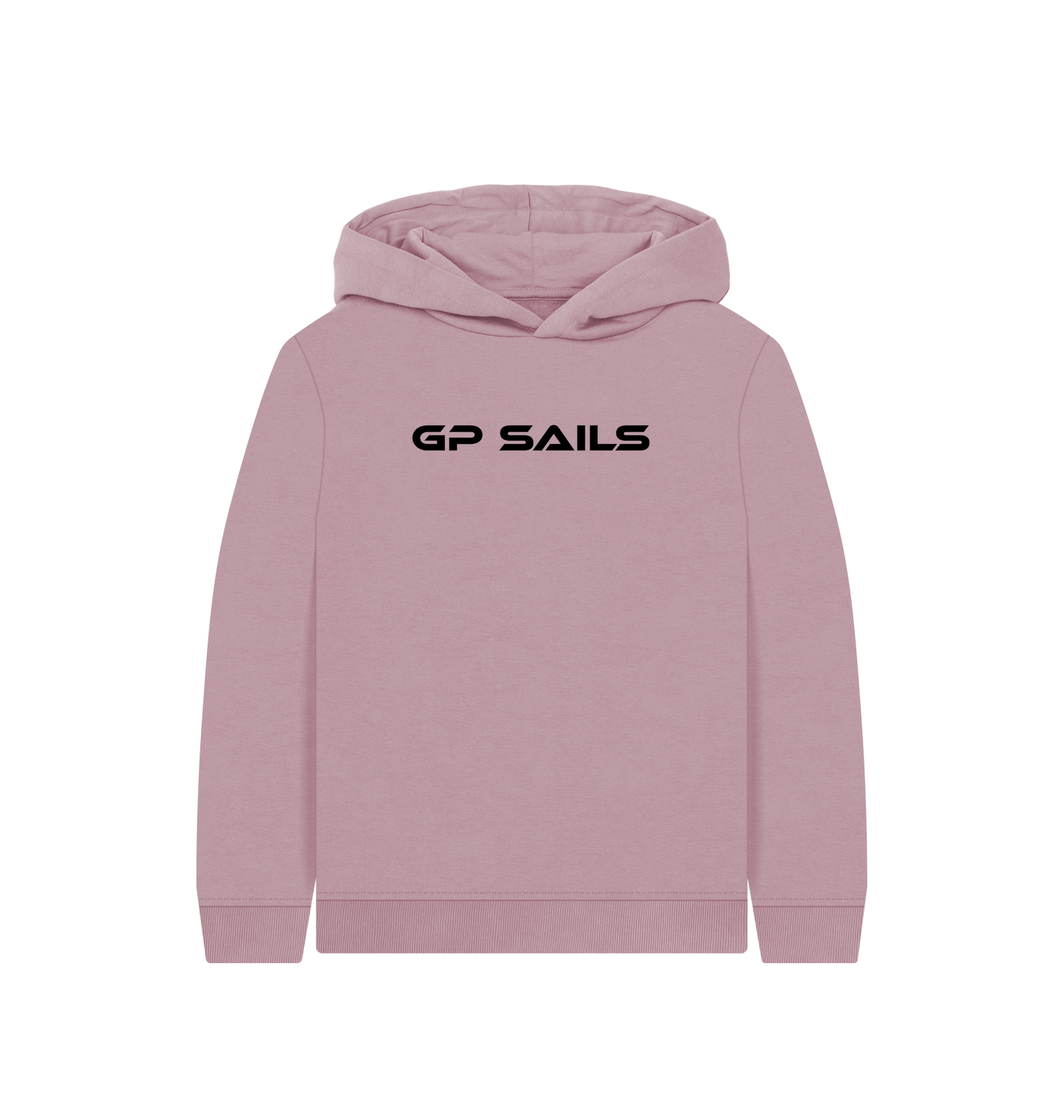 Mauve Printed Kids Hoodie Front