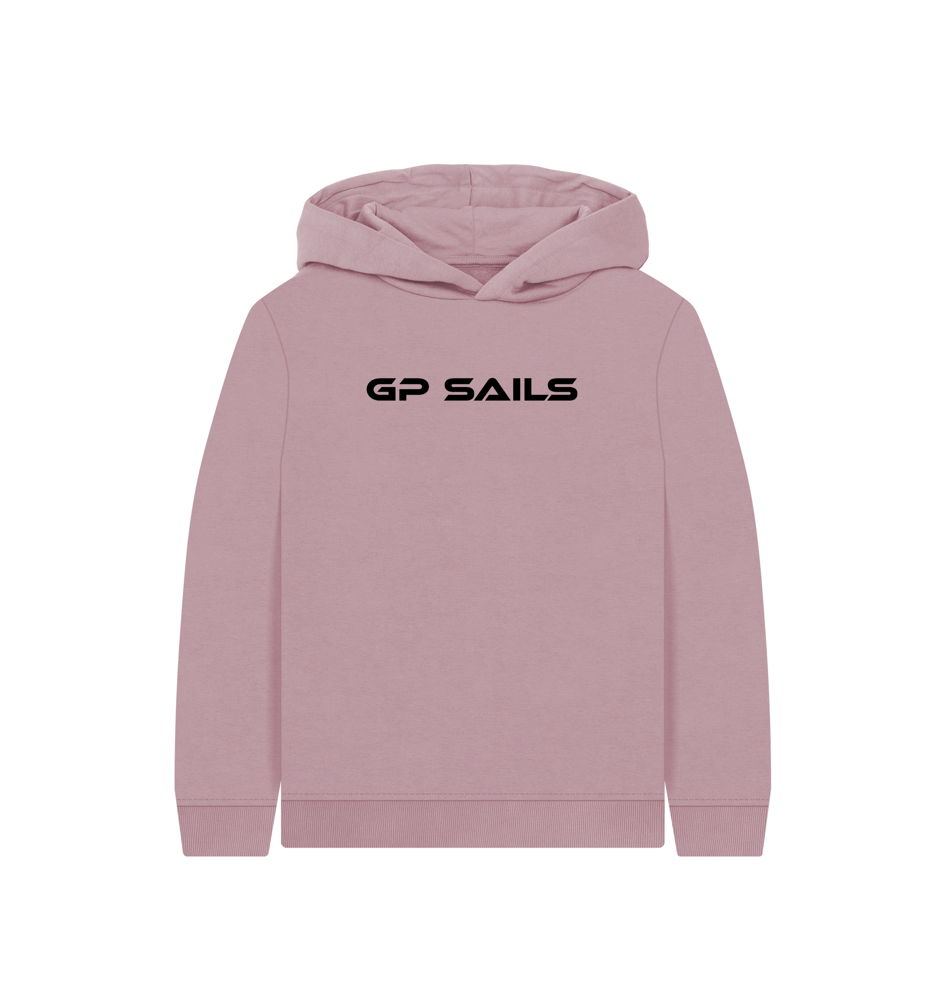 Mauve Printed Kids Hoodie Front