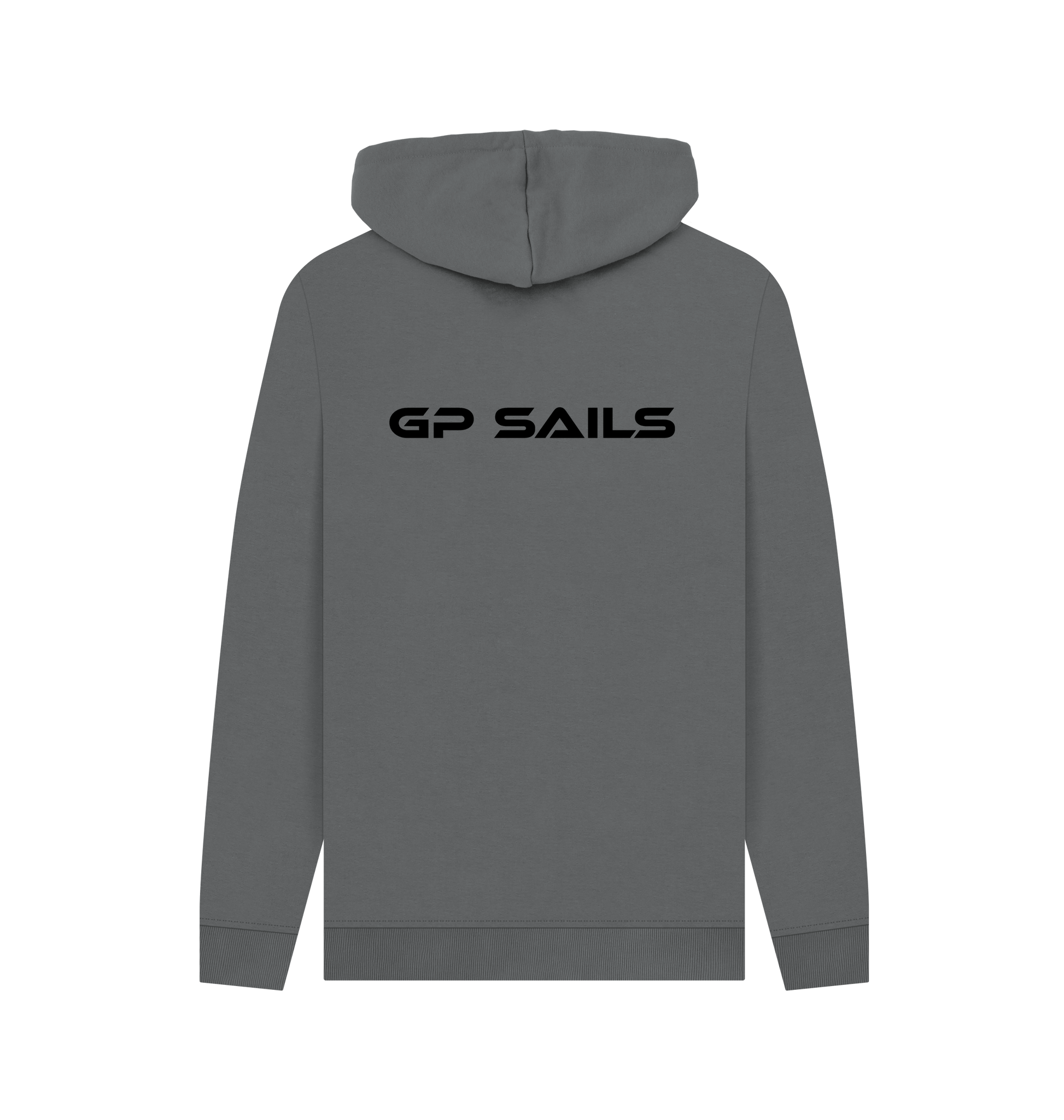 Slate Grey Printed Hoody Back