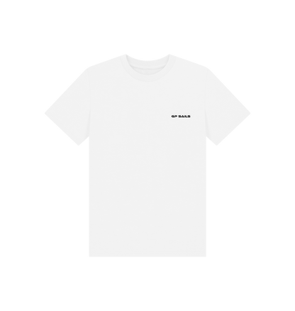 White Printed Kids T-Shirt Front