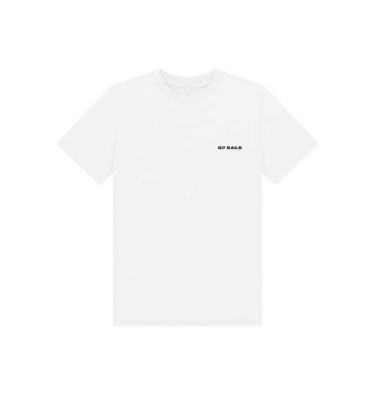 White Printed Kids T-Shirt Front