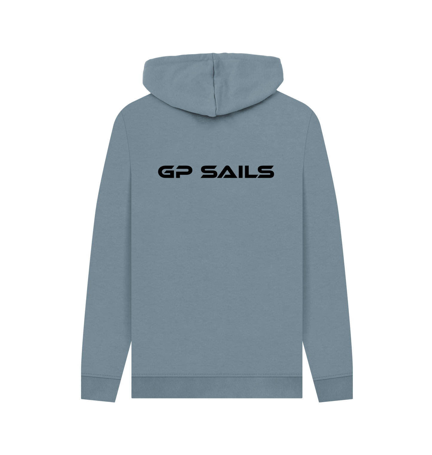 Stone Blue Printed Hoody Back