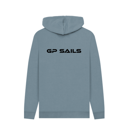 Stone Blue Printed Hoody Back