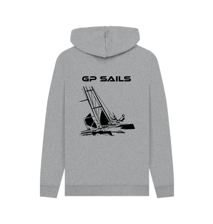 Light Heather Printed Hoody Back