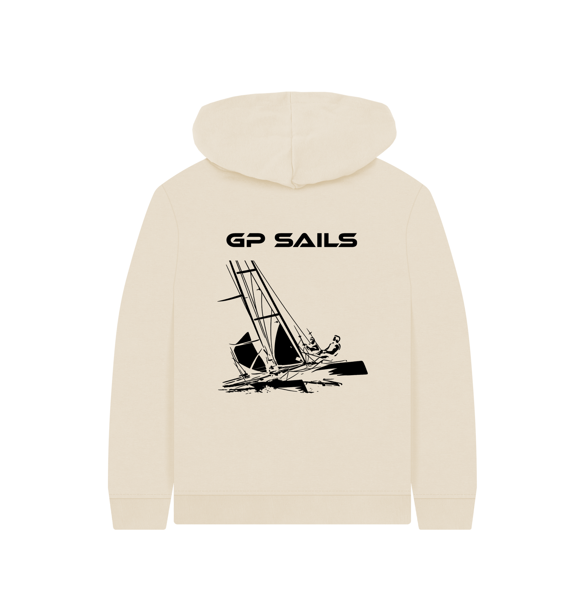 Oat Printed Kids Hoodie Back