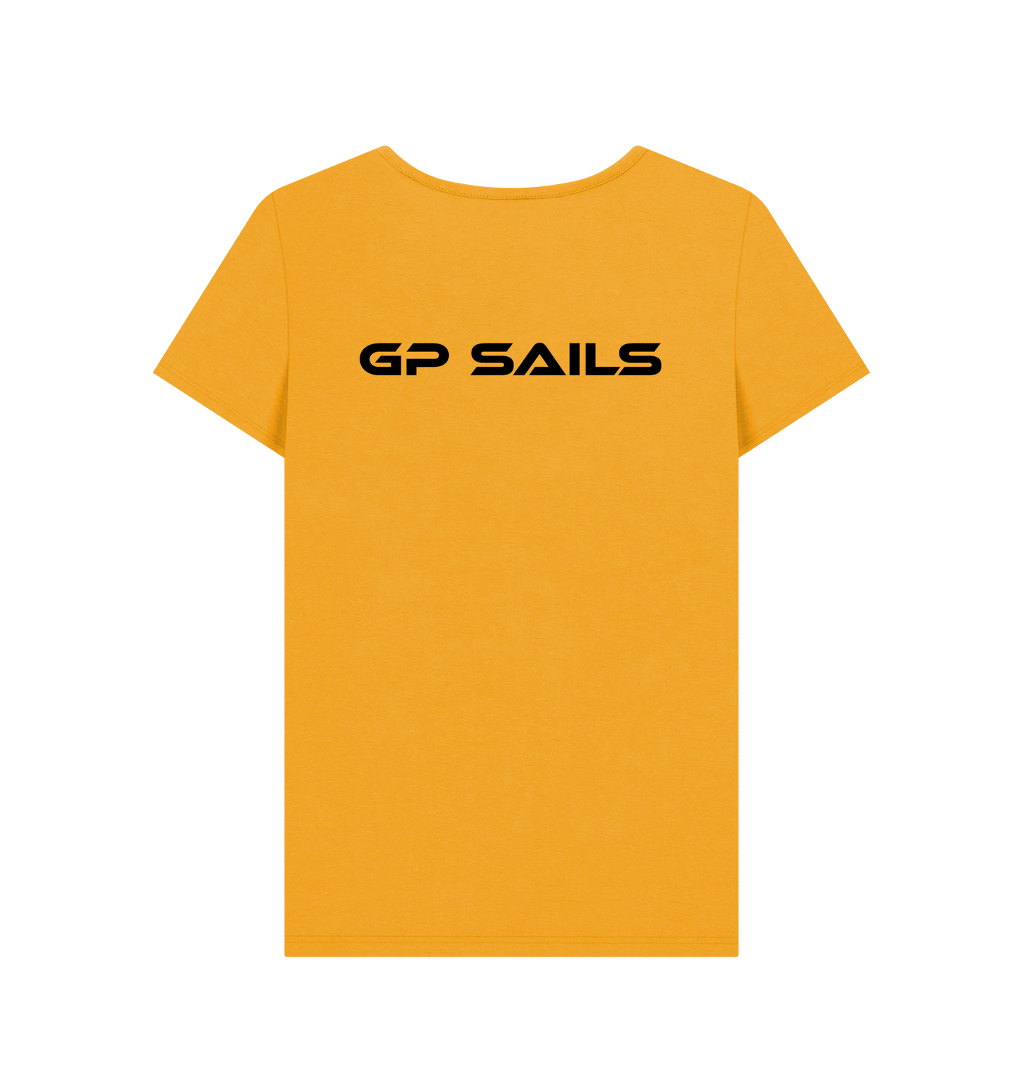 Mustard Printed T-shirt Back