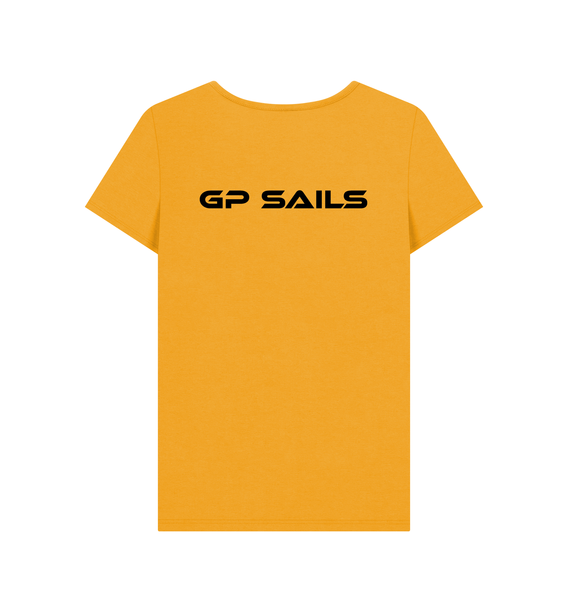 Mustard Printed T-shirt Back