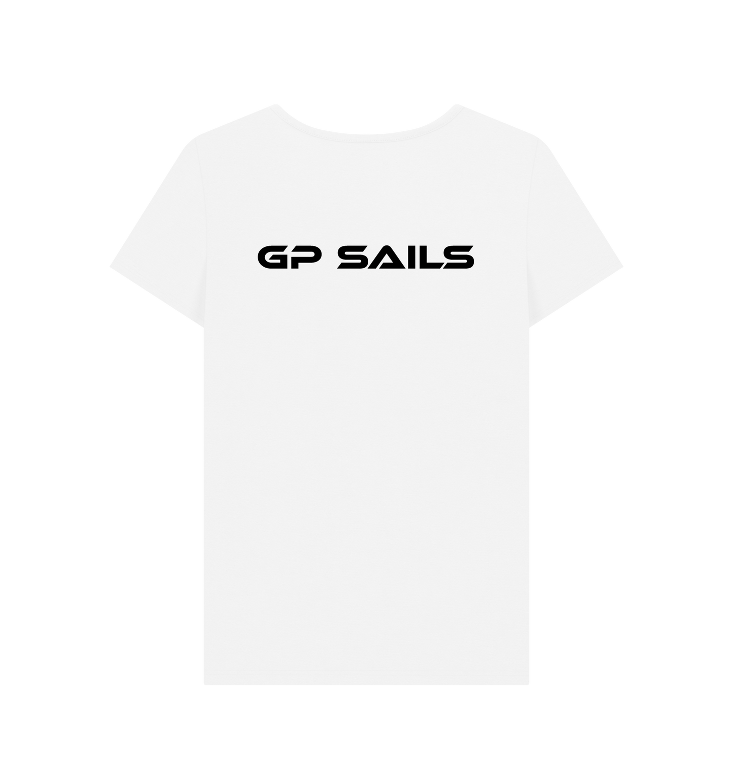 White Printed T-shirt Back