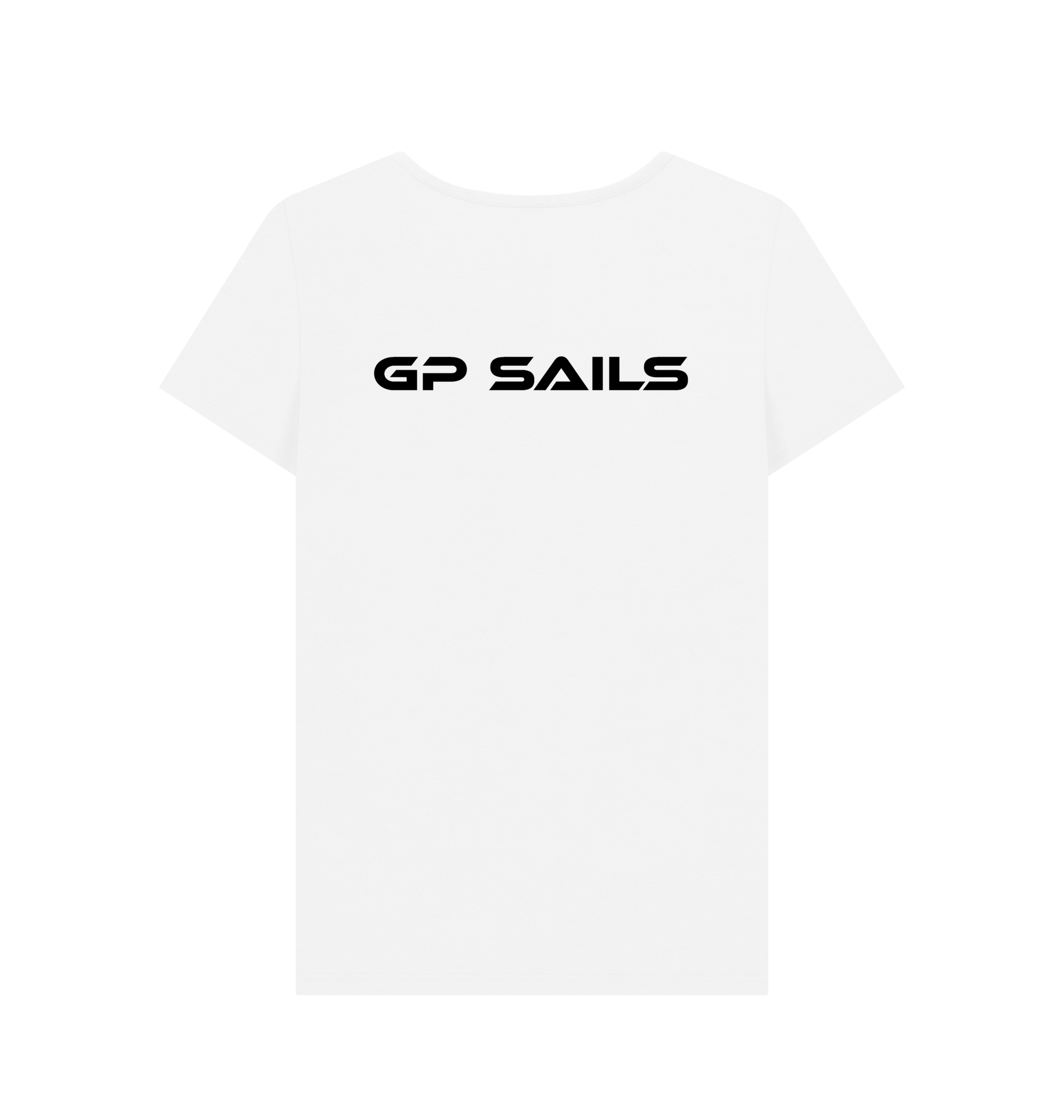 White Printed T-shirt Back