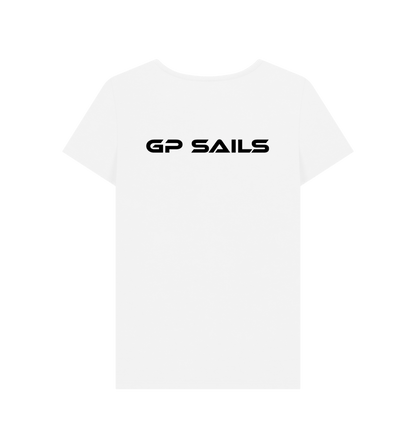 White Printed T-shirt Back