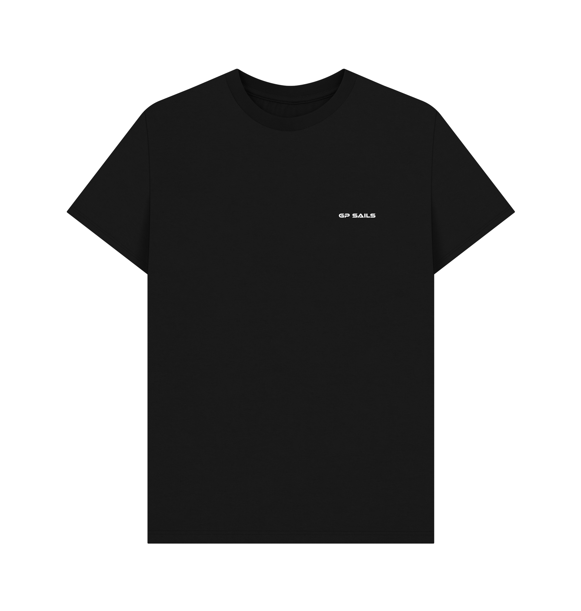 Black Printed T-shirt Front