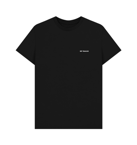 Black Printed T-shirt Front